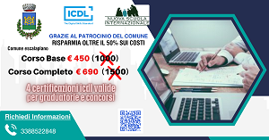 CORSI DI INFORMATICA AGEVOLATI: APERTE LE ISCRIZIONI