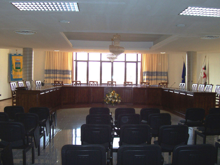 Sala Consiliare del Comune di Escalaplano