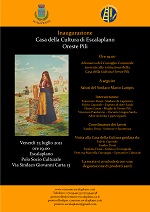 Inaugurazione "Casa della Cultura di Escalaplano Oreste Pili"