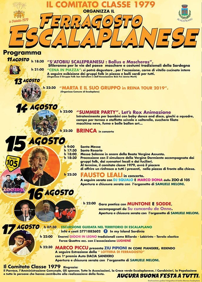 Ferragosto Escalaplanese 2019