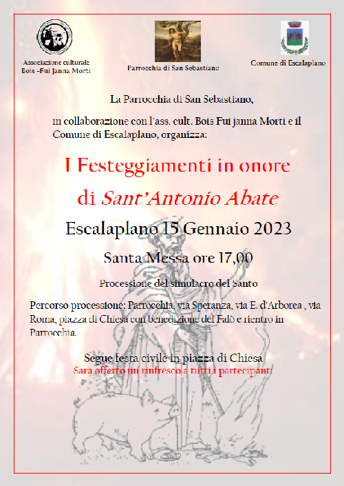 Locandina Sant'Antonio 2023