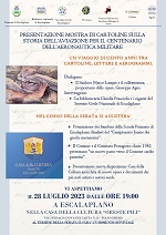 Presentazione della mostra di cartoline sulla storia dell'aviazione per il centenario dell'Aeronautica Militare