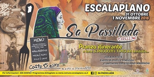 SA PASSILLADA - 9^ EDIZIONE - ESCALAPLANO 31 OTTOBRE - 1� NOVEMBRE 2018